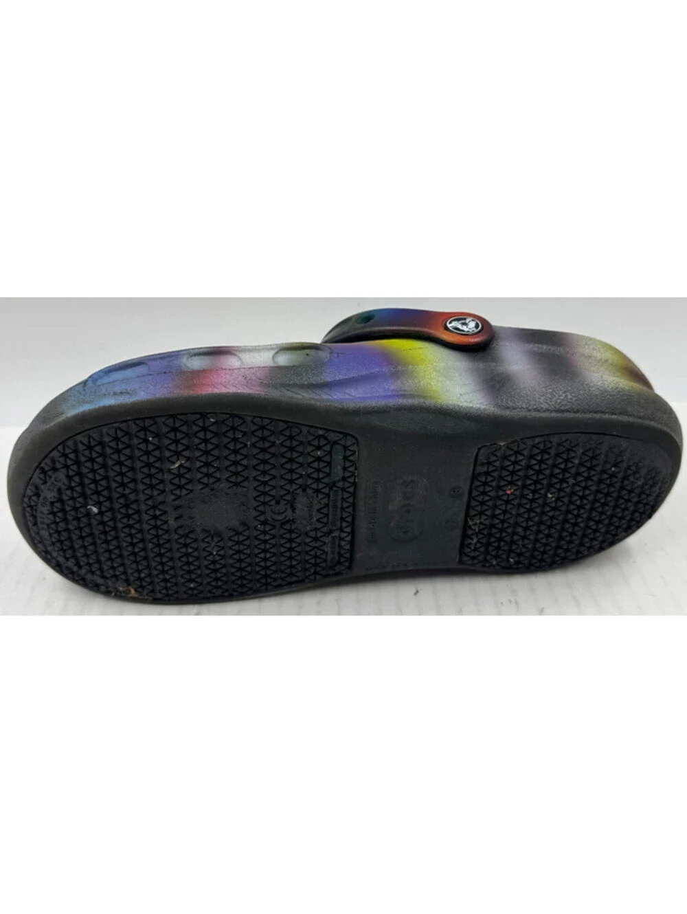 Crocs Bistro  Men's Clogs Size 7 Multicolor Slip Resistant Slip-On Shoes